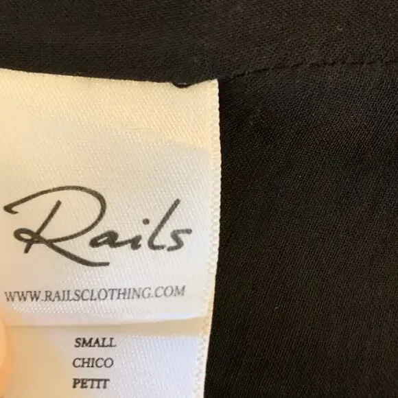 Rails Lola Metallic Lurex Wrap Dress Varadero Stripe Small - Picture 5 of 6